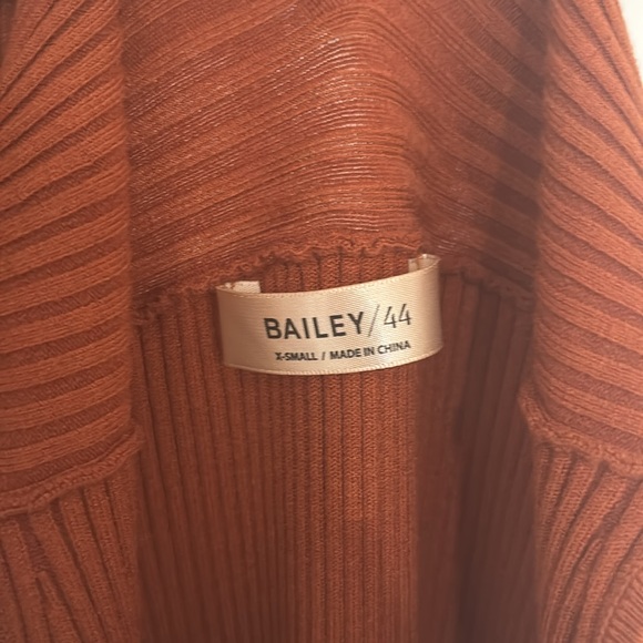 Bailey 44 Brown Ruched One Shoulder Cocktail Dress - Picture 2 of 3
